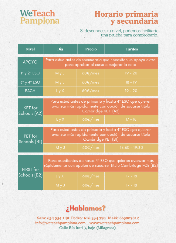 Horario-Primaria-Secundaria-WeTeach